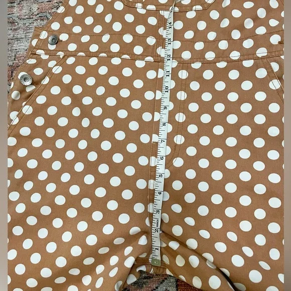 Brixton Christina Crop Polka Dot Overalls - Picture 10 of 12